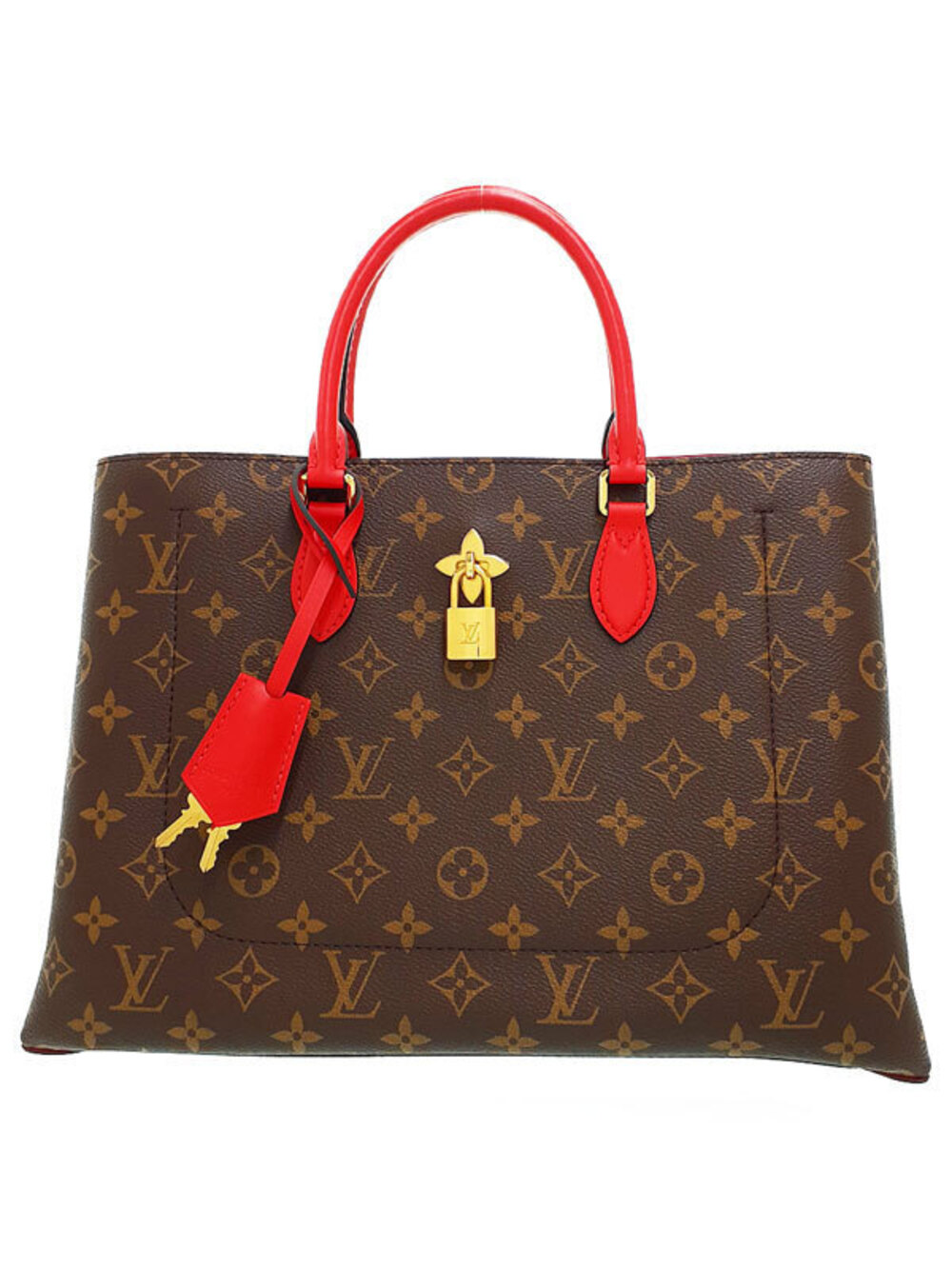 Louis Vuitton Monogram Flower Tote Handbag